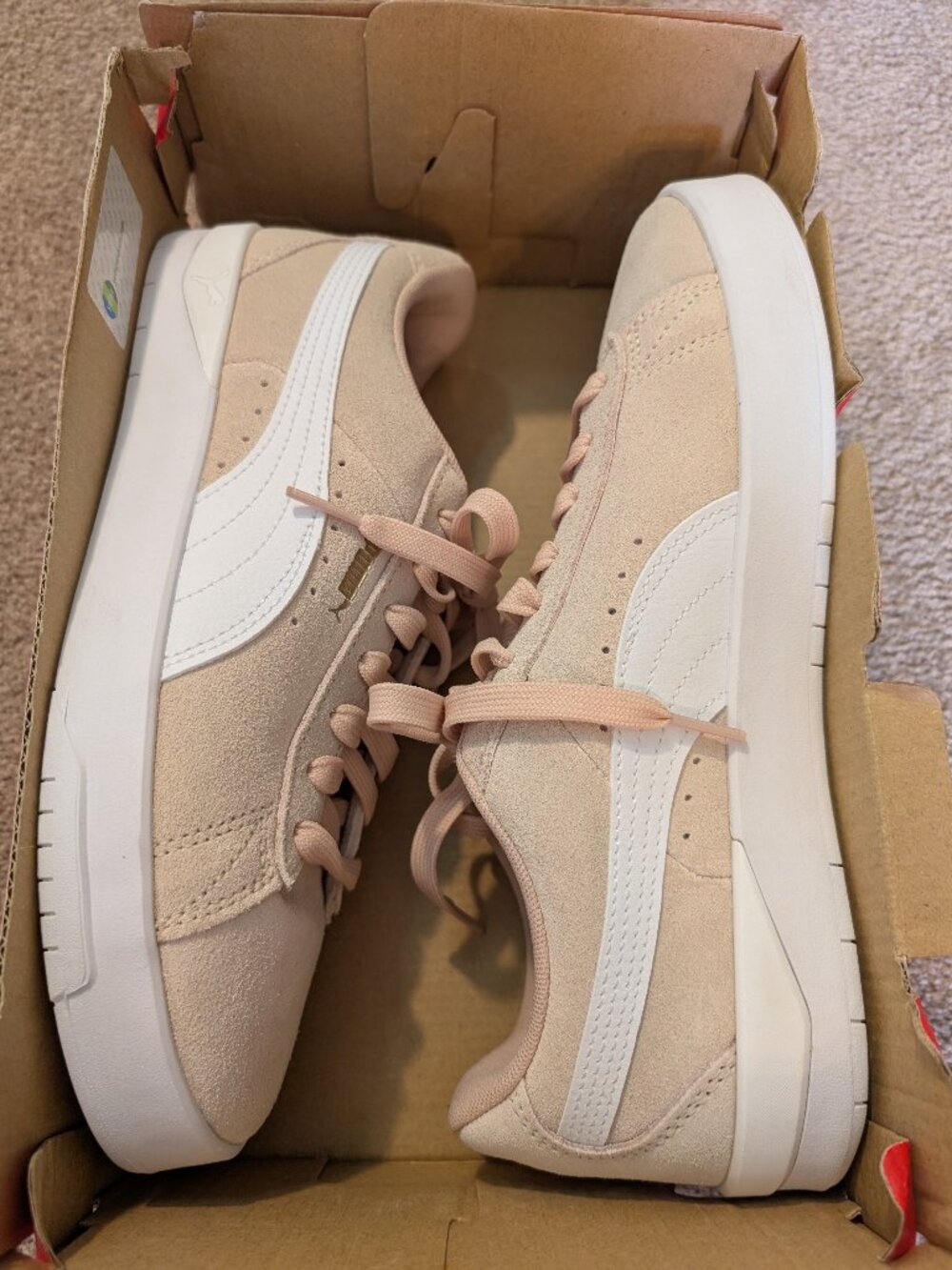 NWT Leather Puma Jada Classic SD Size 9 Sneakers Shoes pink rose quartz